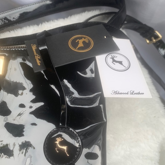 🆕 ASHWOOD Leather PATENT - British RARE - Picture 2 of 16